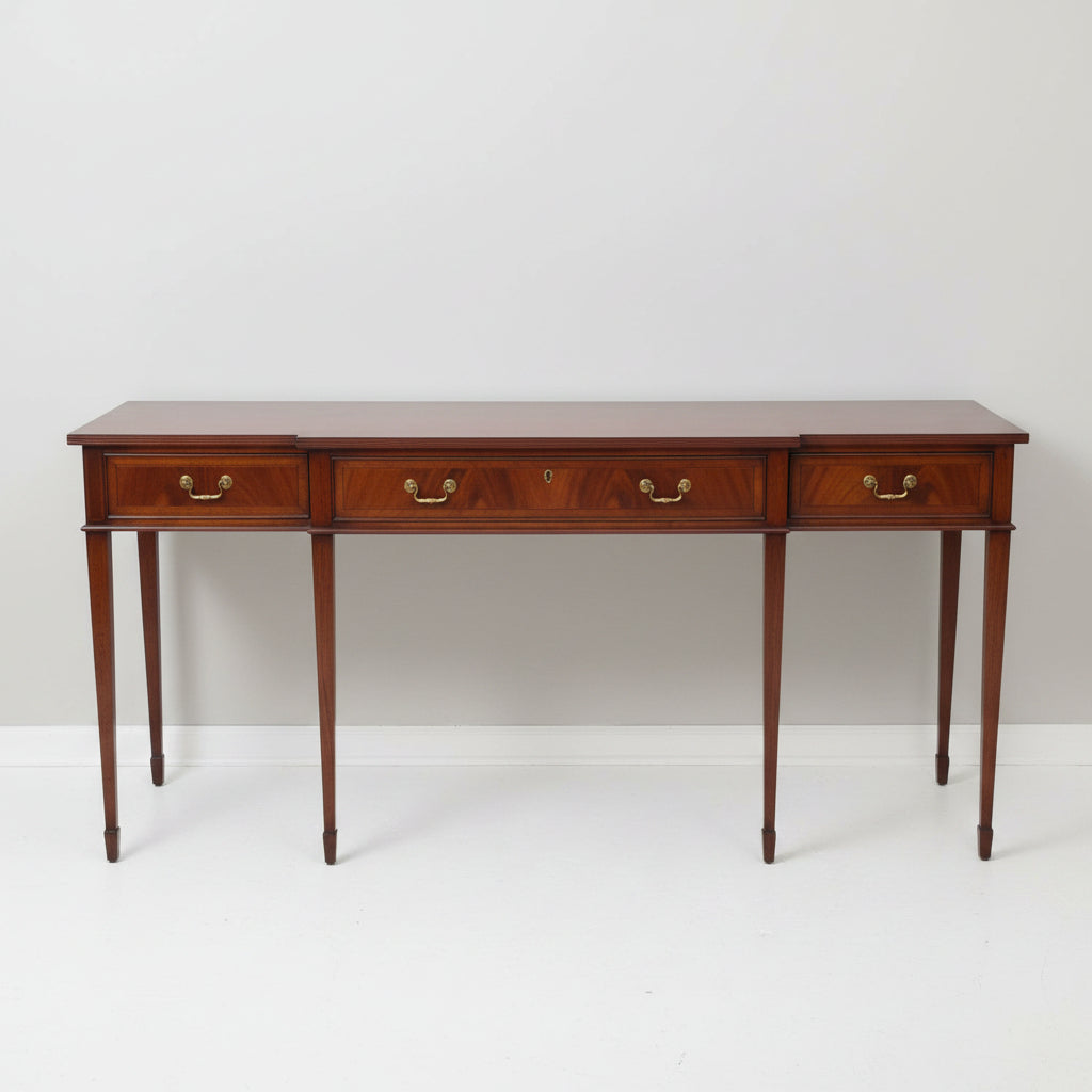 Mohogany Wellington Hall Console Table