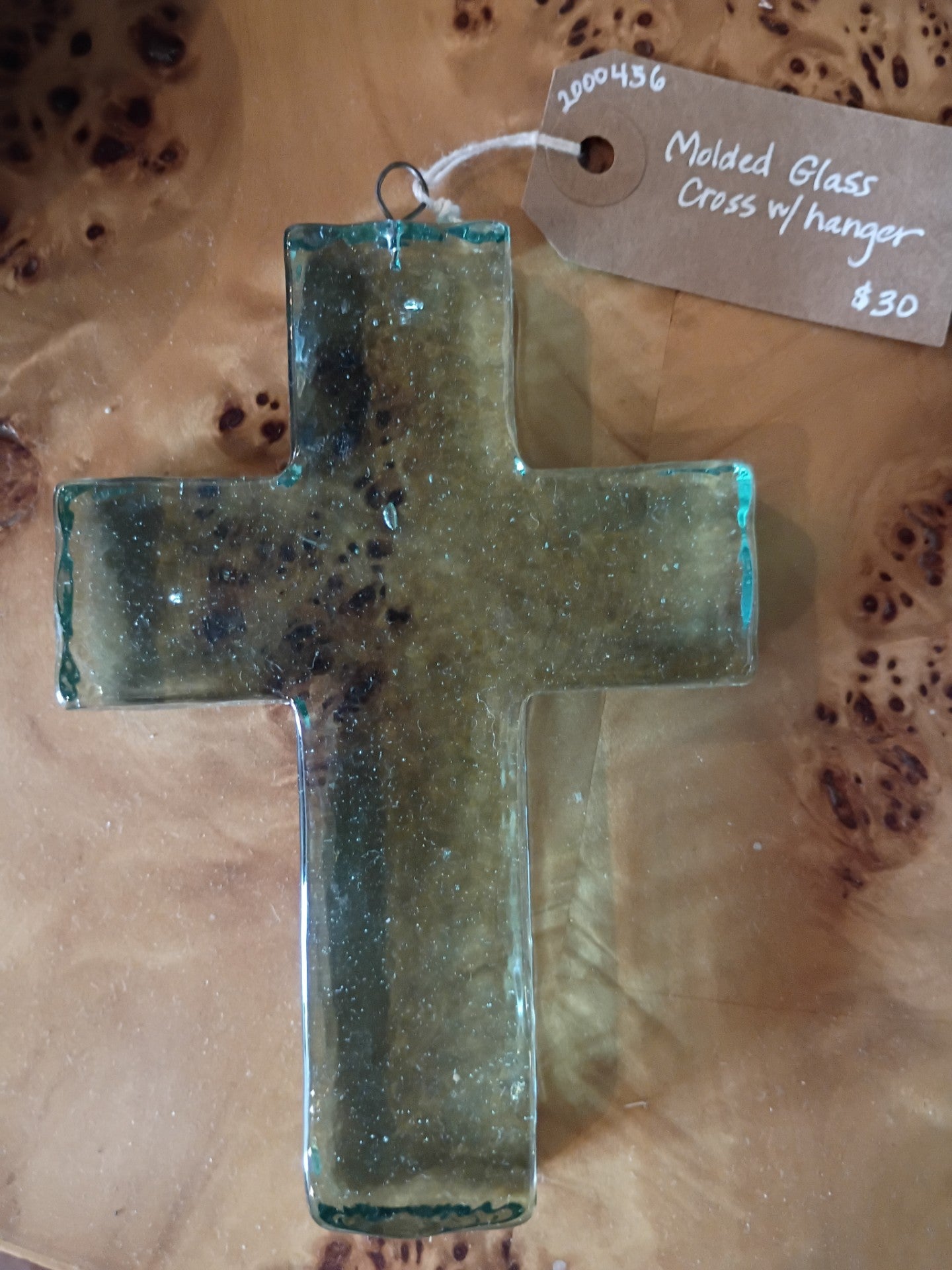 Molded Glass Cross