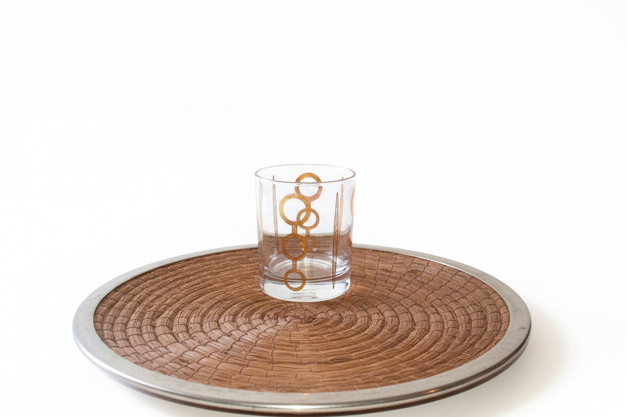 Tumbler Drinking Glasses with Lunar Design