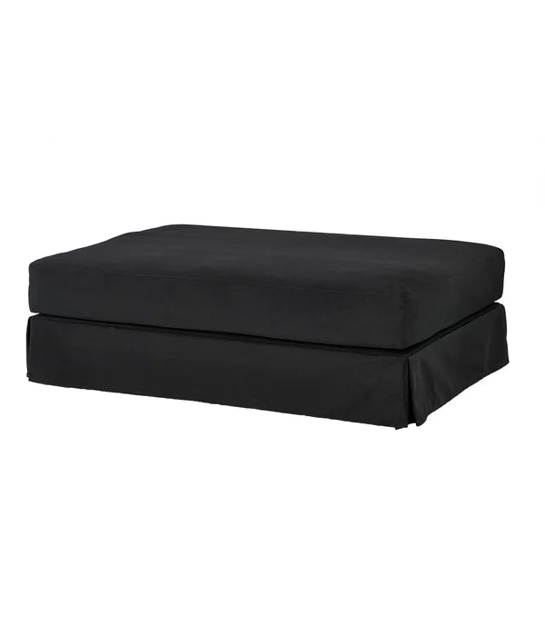 Ammons Black Ottoman