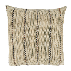 Striped throw pillow