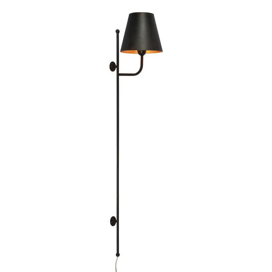 Savoy Black Shaded Wall Sconce