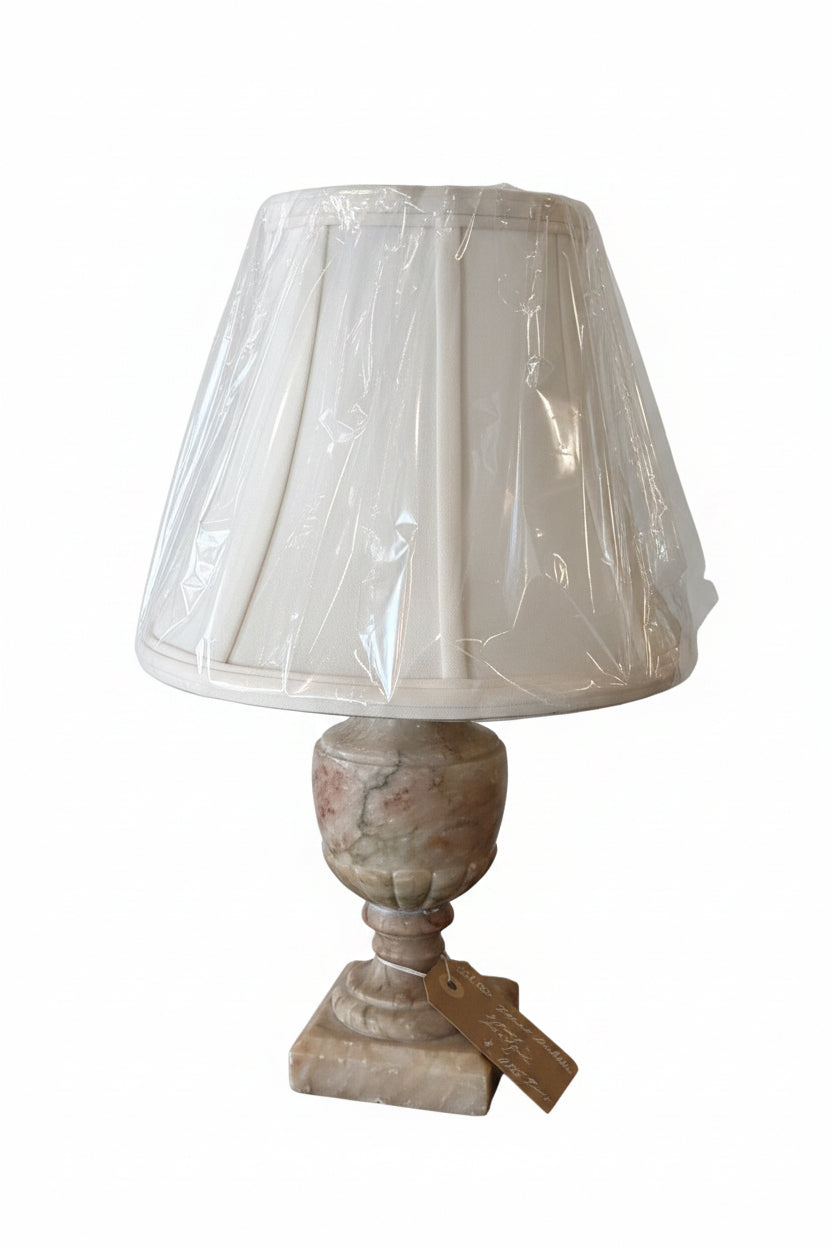 Small Alabaster Antique Lamp