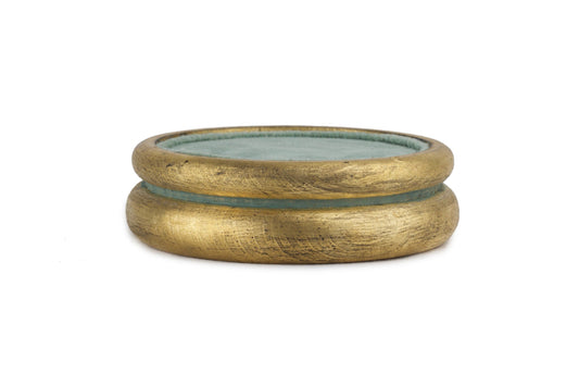 Gilded wooden gold painted base