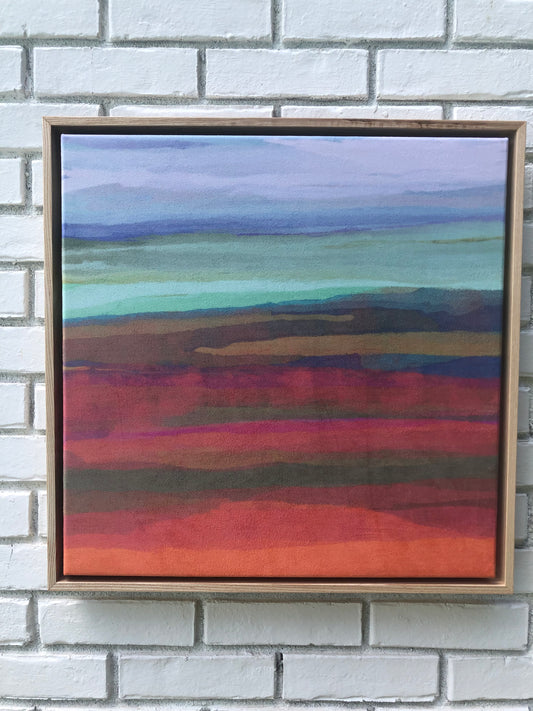Field and Sky on felt