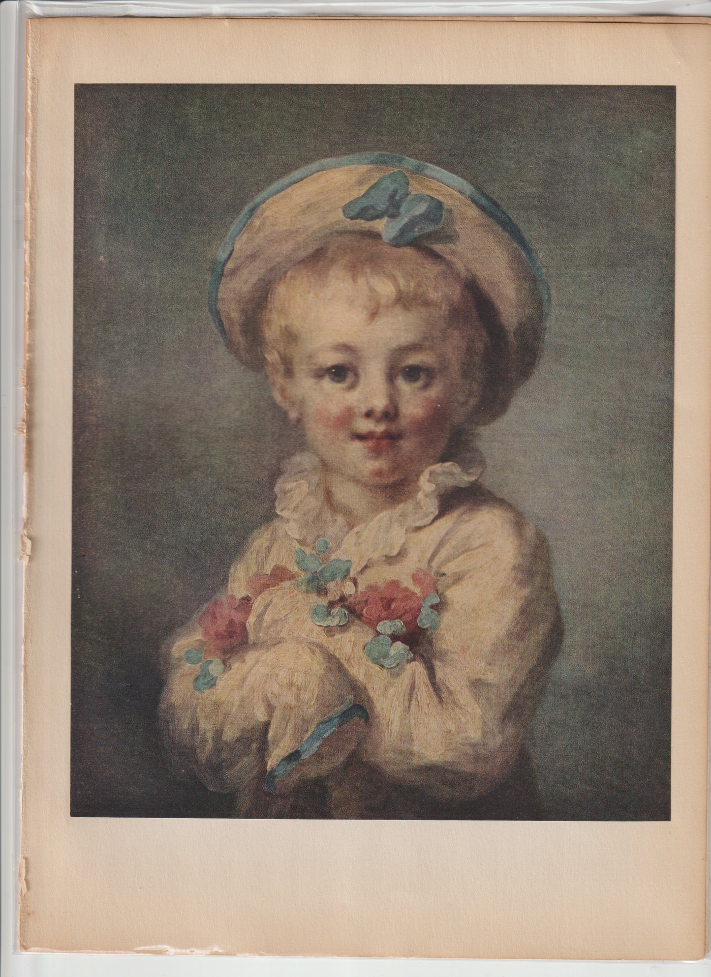 World Famous Painting Fragonard Plate 45