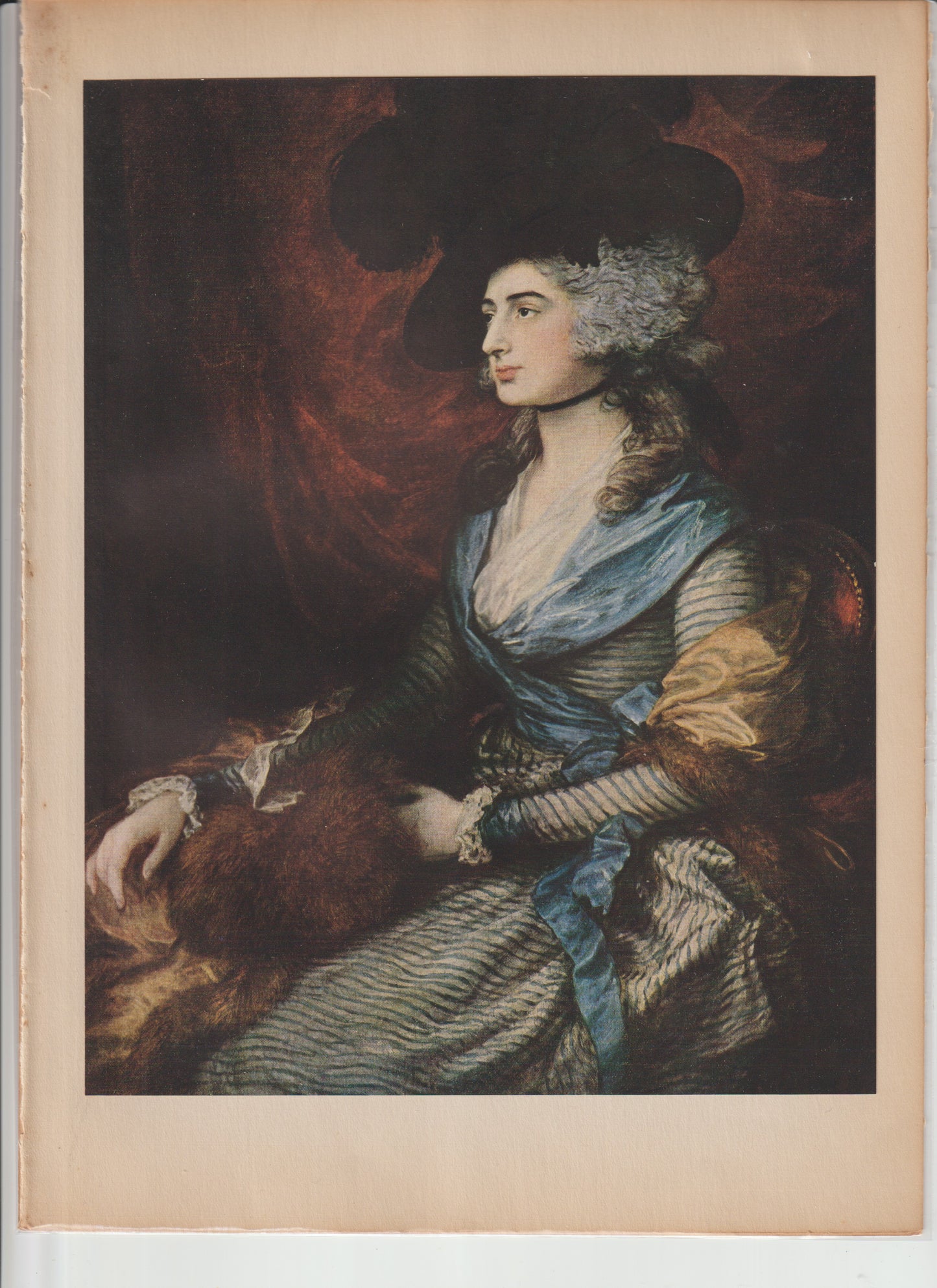World Famous Painting Gainsborough Plate 58