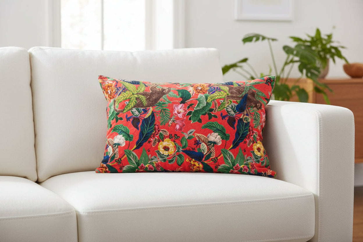 Small Monkey Lumbar Pillow