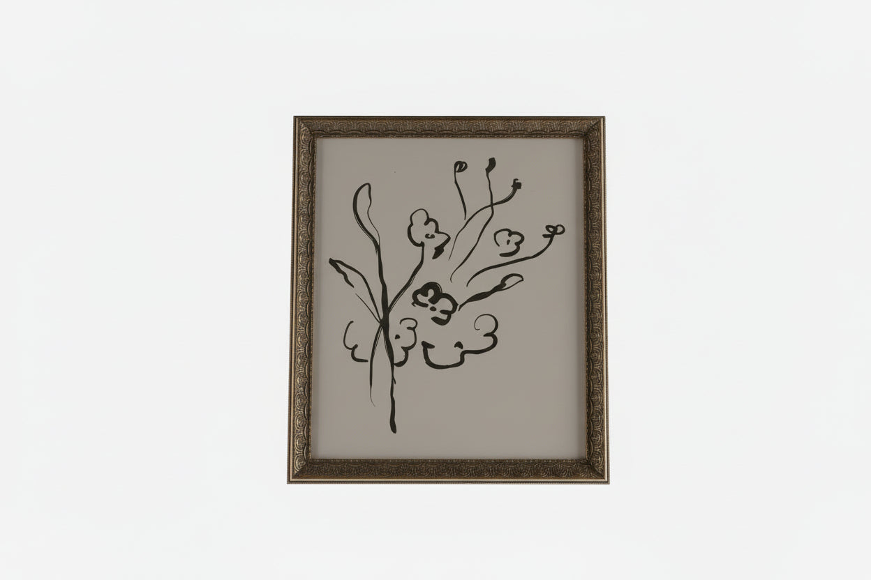 Line drawing on canvas