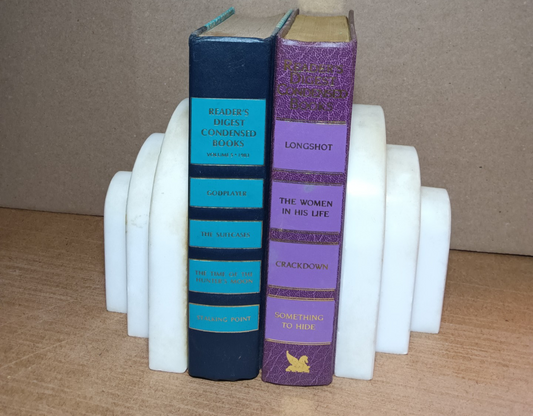 Marble bookends