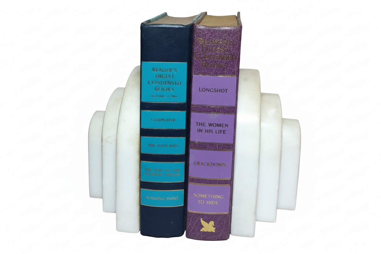 Marble bookends