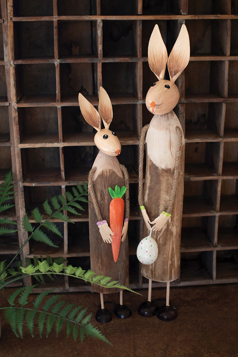 Easter rabbits.