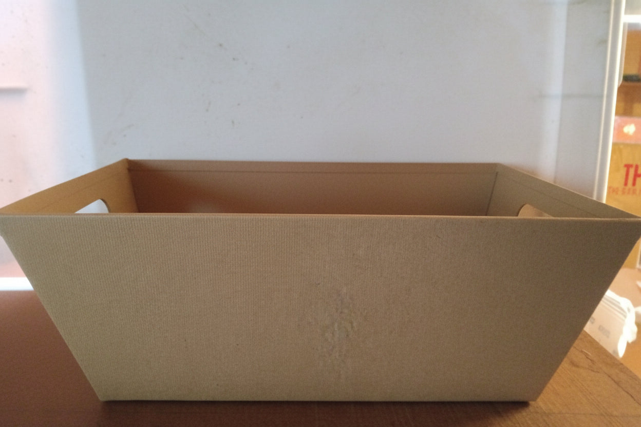 Rectangular Paperboard Tray.