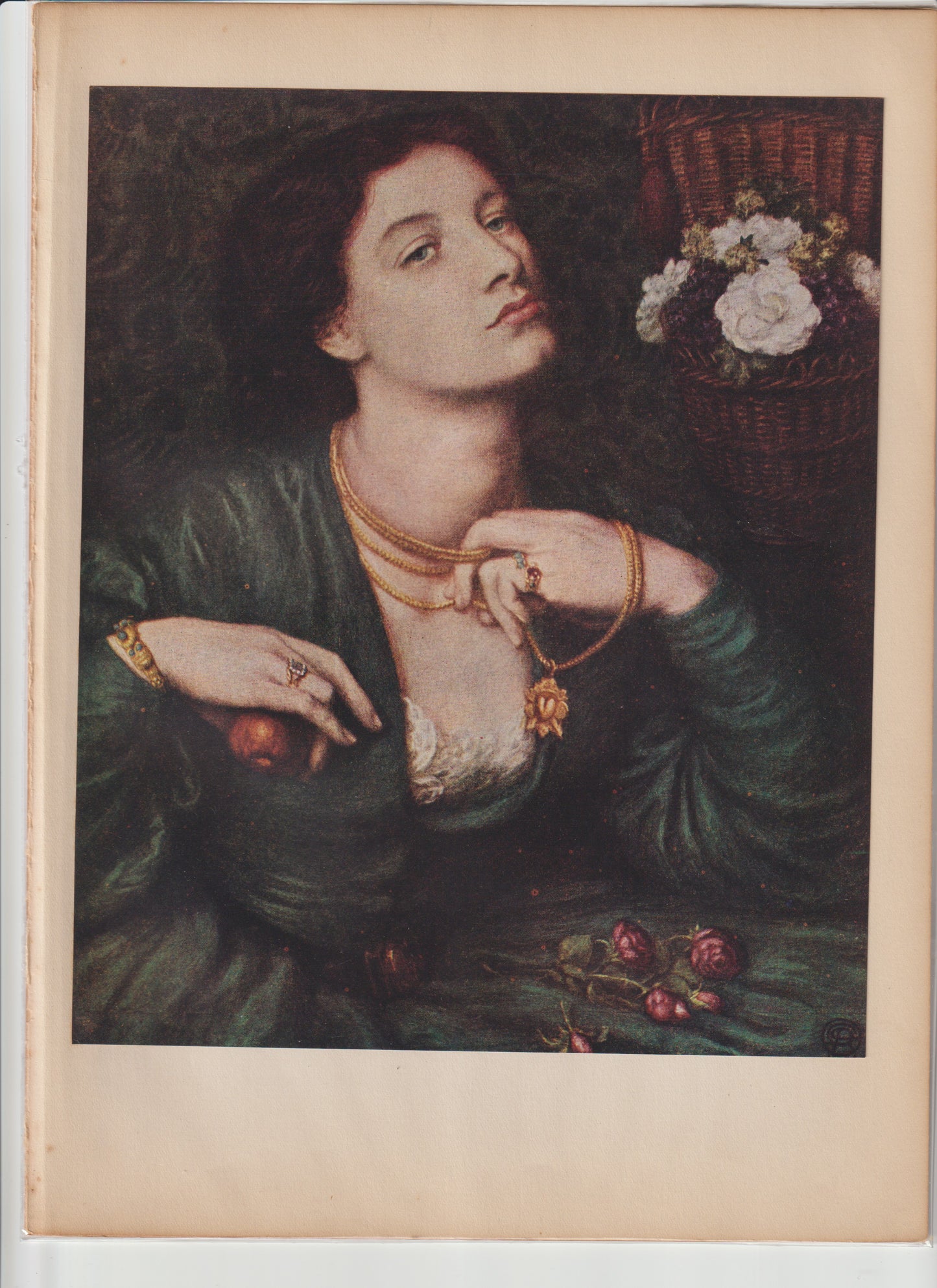 World Famous Painting Rossetti Plate 76