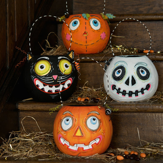 Papermache Halloween Bucket