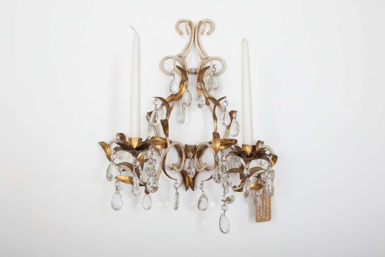 Vintage Italian Gilded Wall Sconce – A Design Resource