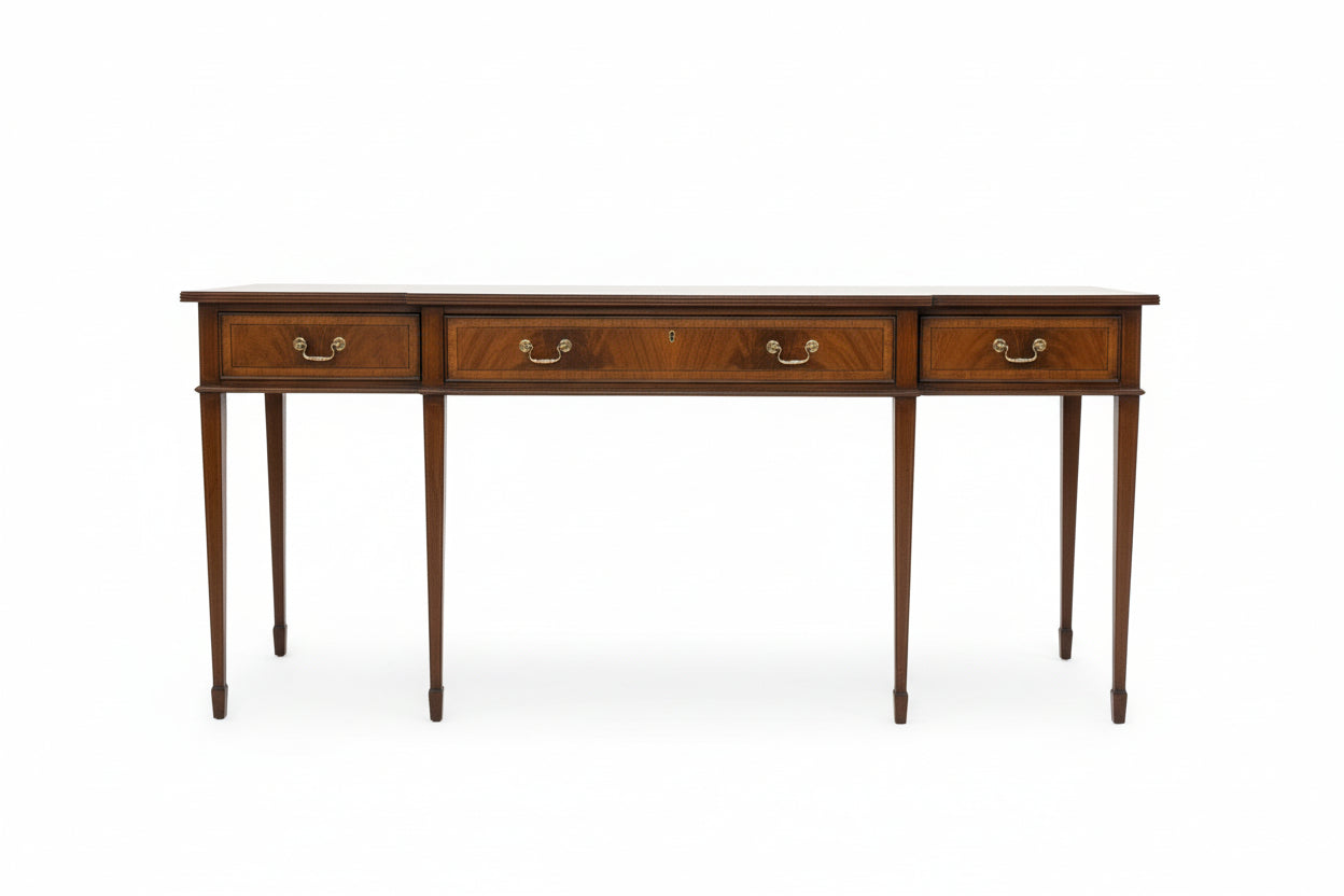 Mohogany Wellington Hall Console Table