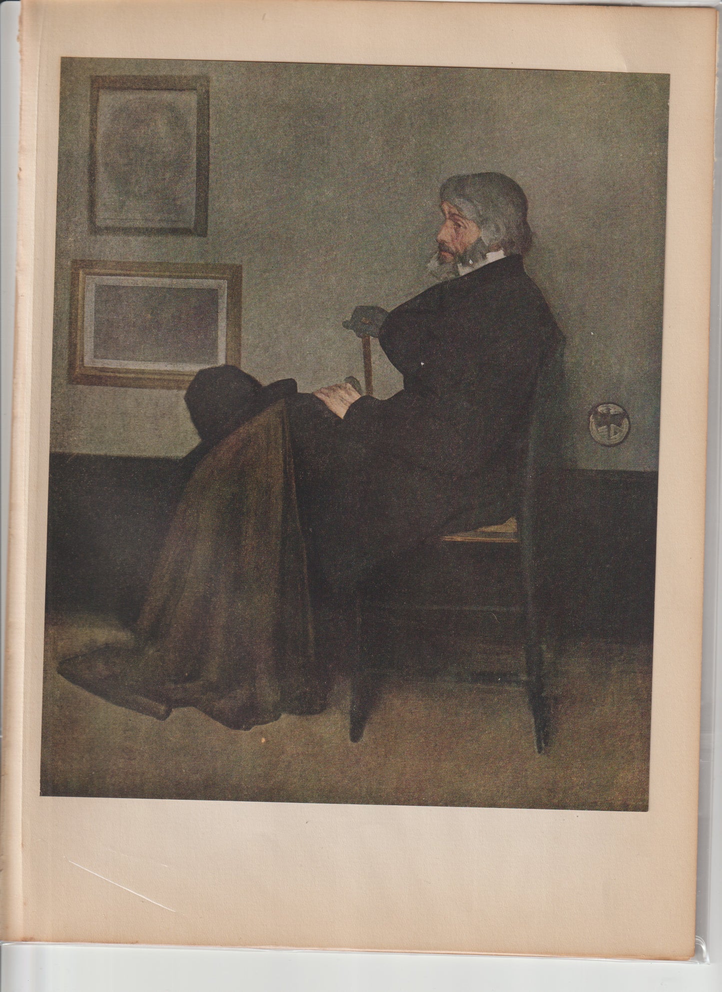 World Famous Painting Whistler Plate 92