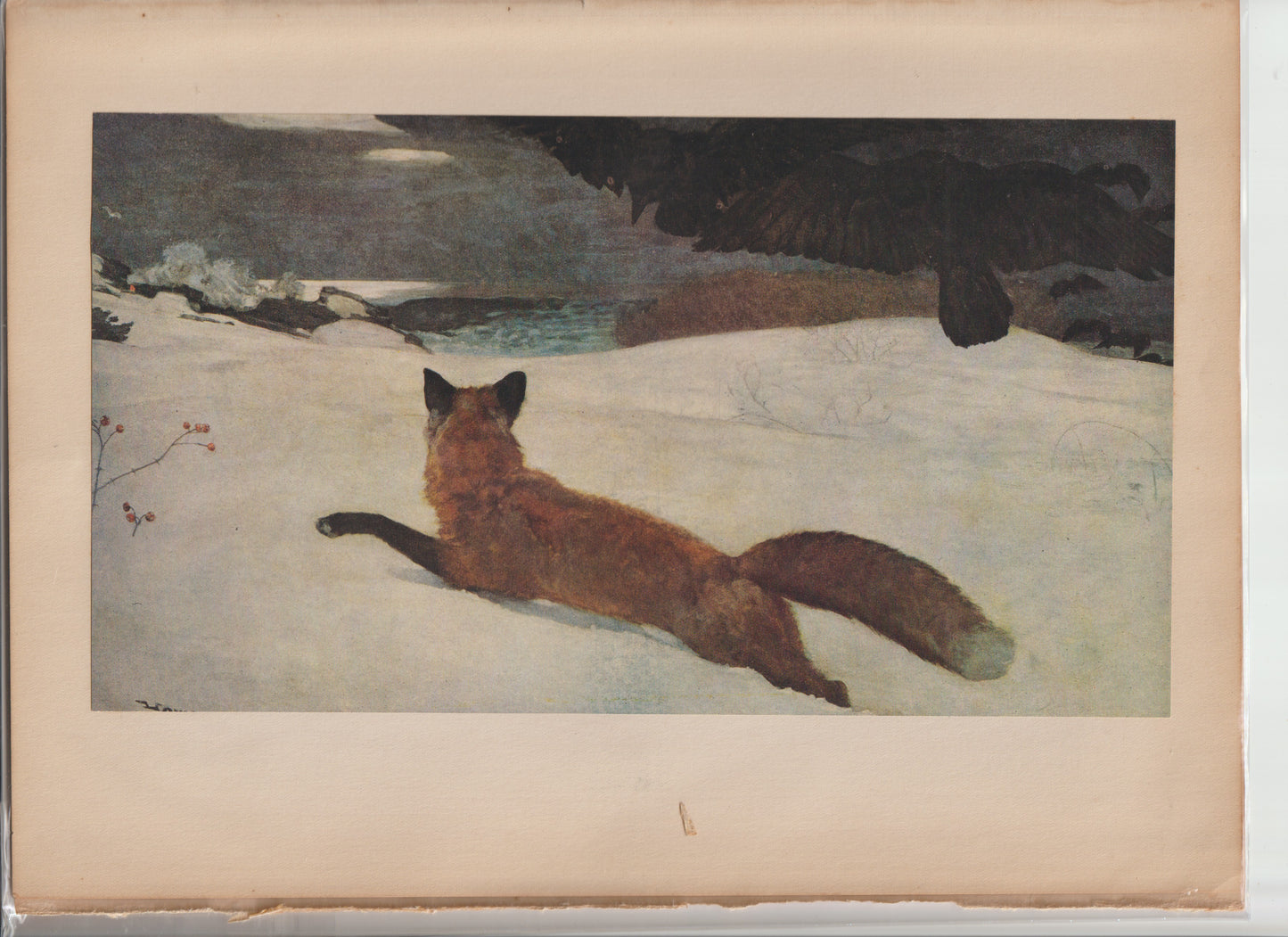 World Famous Painting Winslow Homer Plate 93