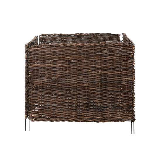 Wire framed wire garden Compost fence