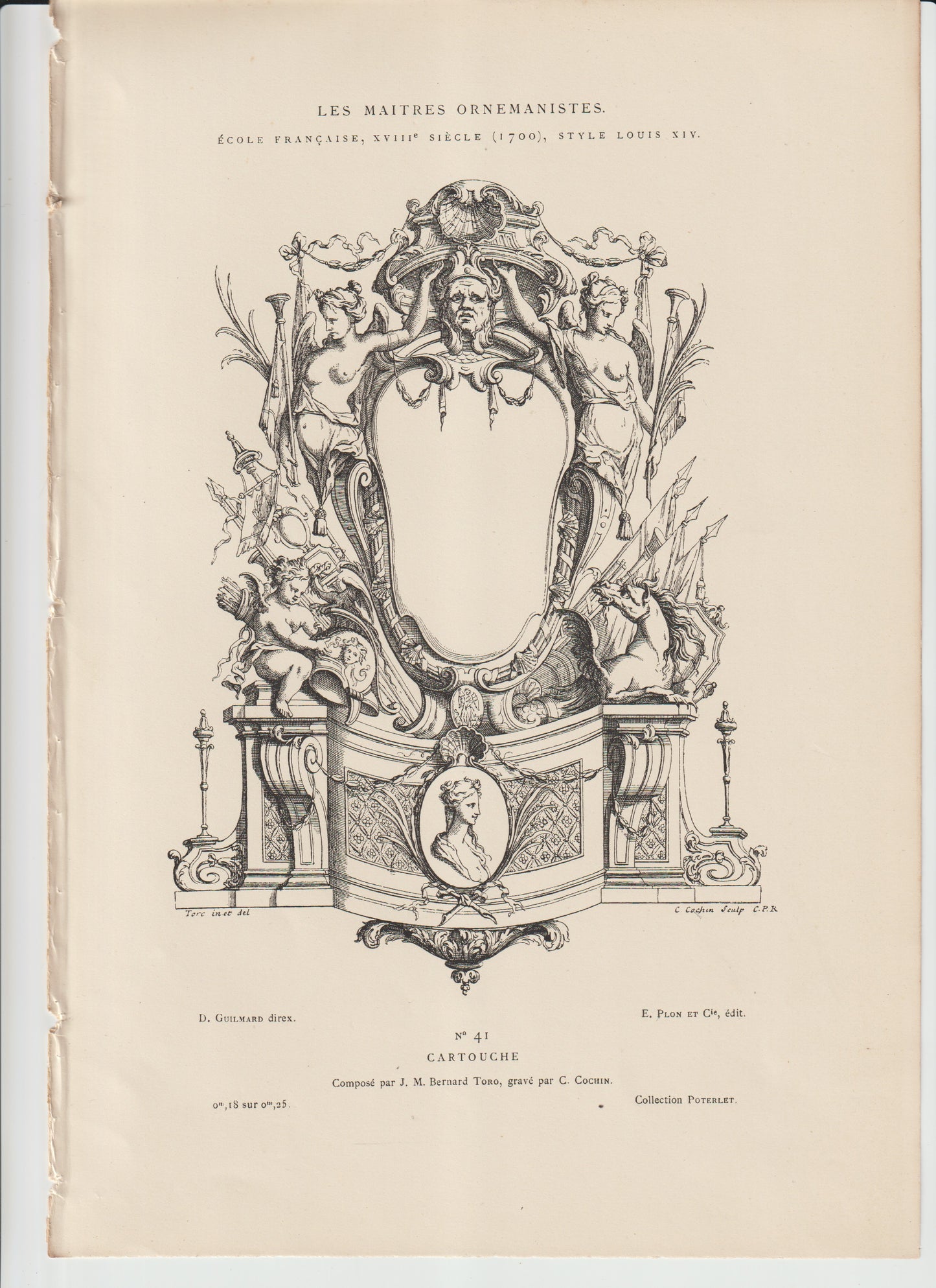 “Cartouche Ornament — Toro & Cochin — Les Maîtres Ornemanistes (Plon, c.1860s)”