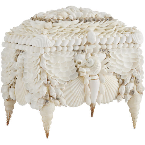 Boardwalk White Shell Jewelry Box