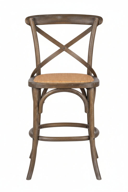 Bennett X Back Bar Stool