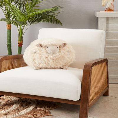 Baby Lamb Round Pillow