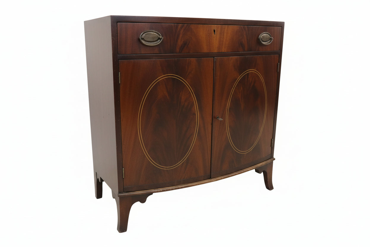 Antique Bow Front Chest