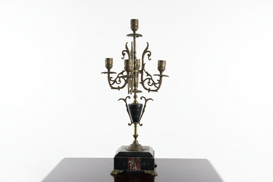 Antique French Candelabra Brass