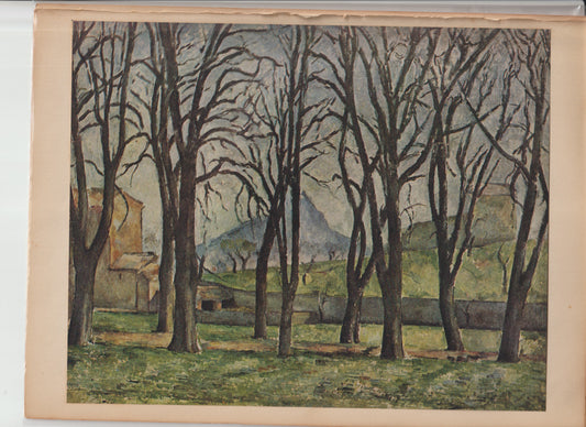 World Famous Painting Cezanne Plate 52