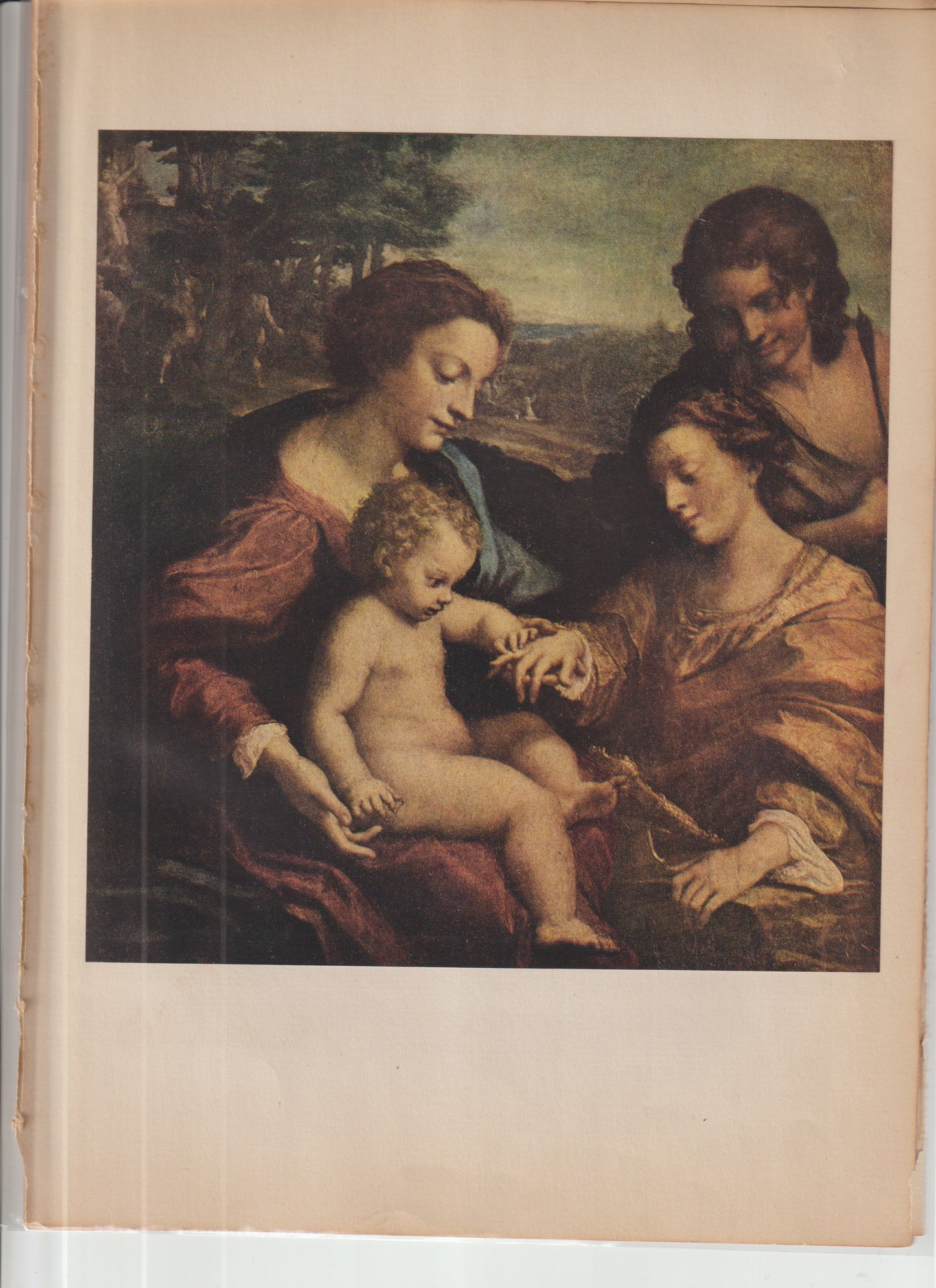 World Famous Painting Correggio Plate 11