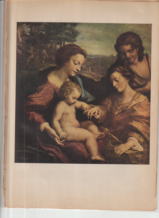 World Famous Painting Correggio Plate 11