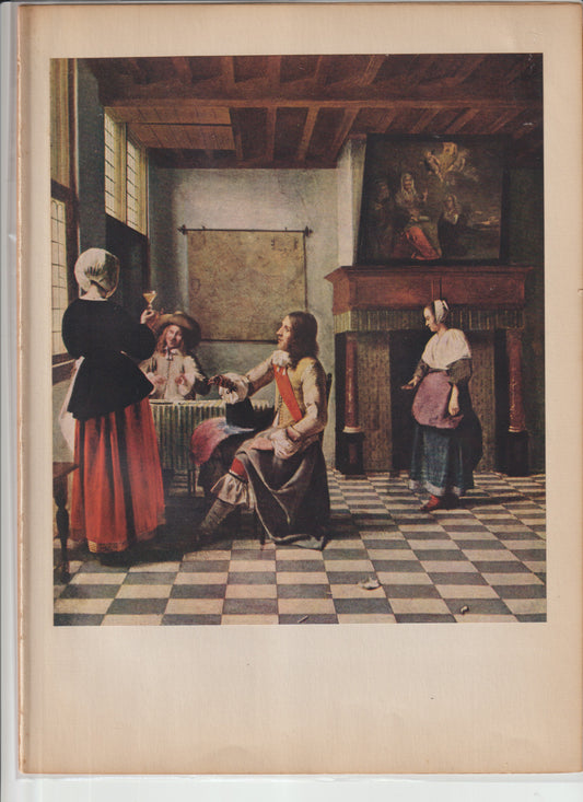 World Famous Painting De Hooch Plate 26