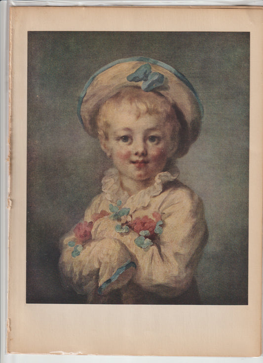 World Famous Painting Fragonard Plate 45