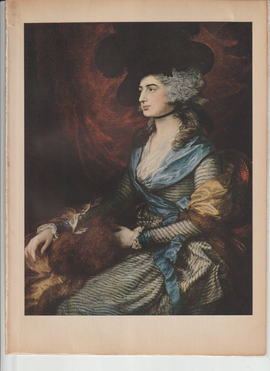 World Famous Painting Gainsborough Plate 58