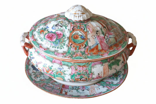 Chinese Rose Medallion Tureen