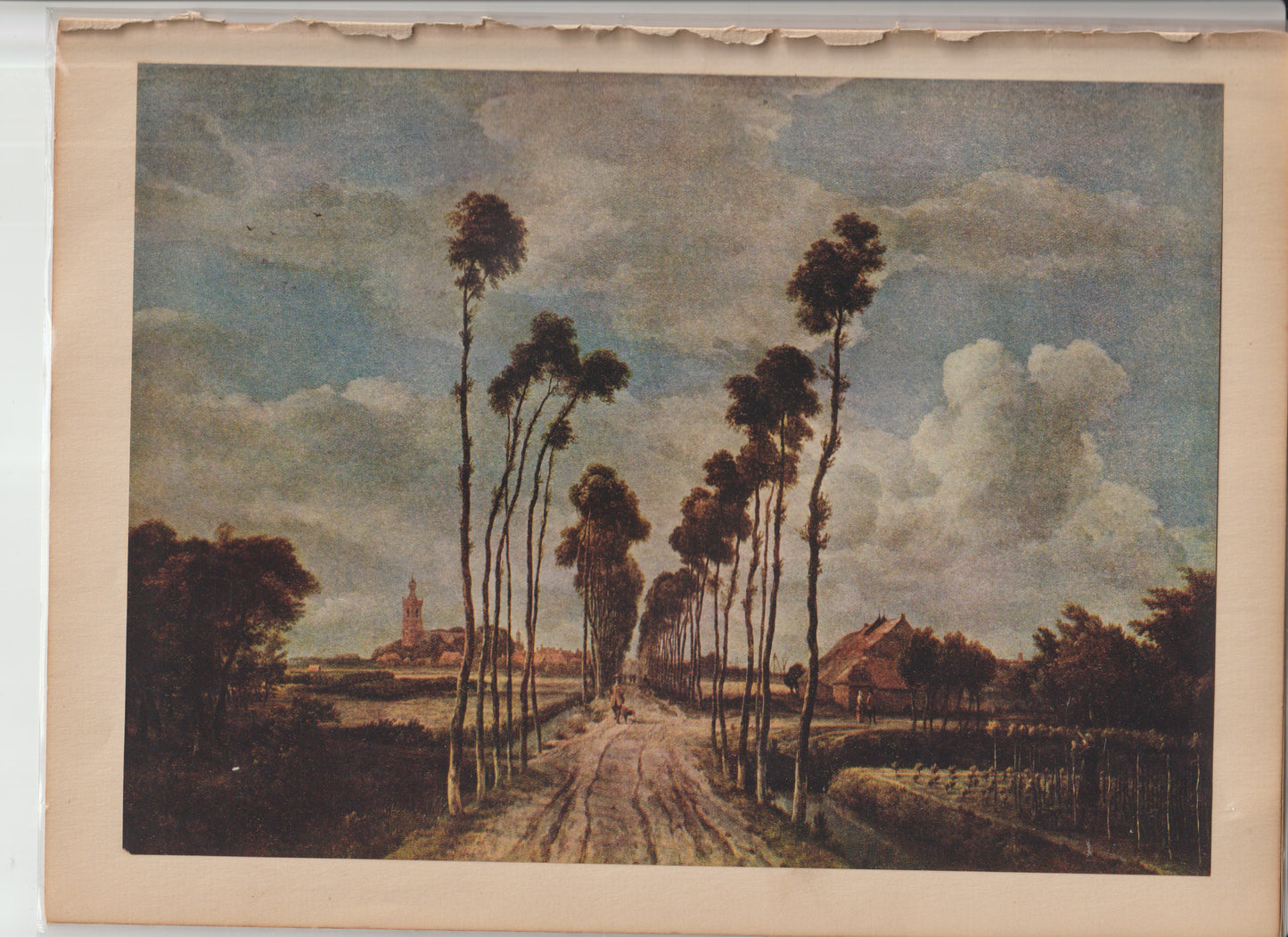 World Famous Painting Hobbema Plate 32
