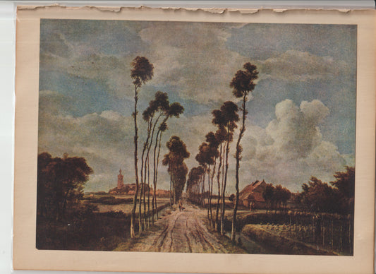 World Famous Painting Hobbema Plate 32