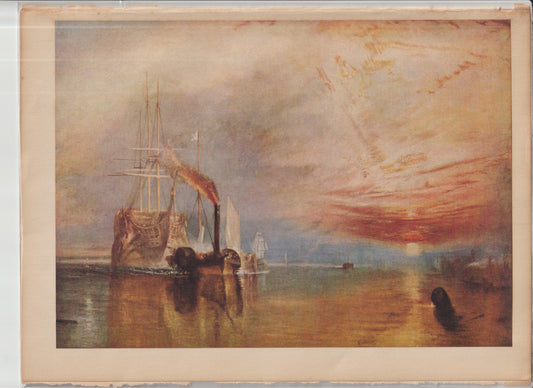 World Famous Painting JM Turner Plate 65