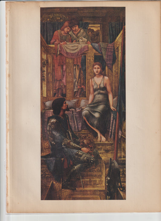 World Famous Painting Burne-Jones Plate 79