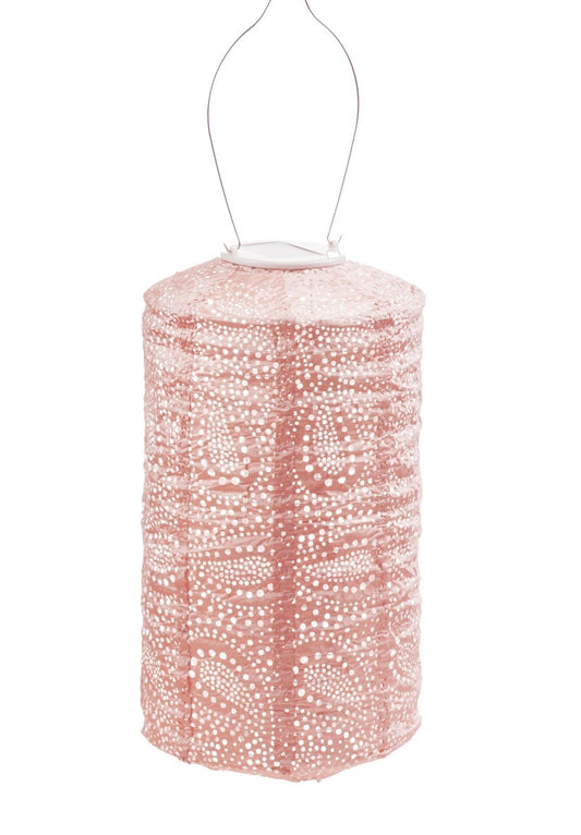 Cylinder Paisley Lantern, Pink