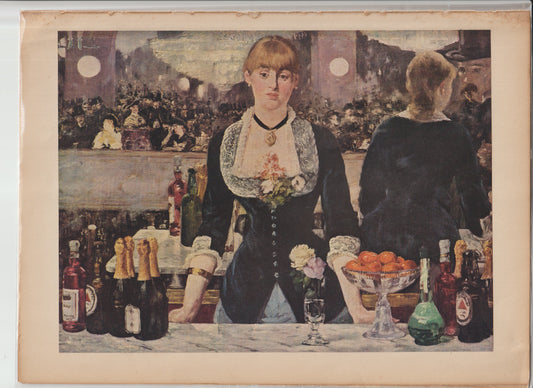 World Famous Painting Manet Plate 51