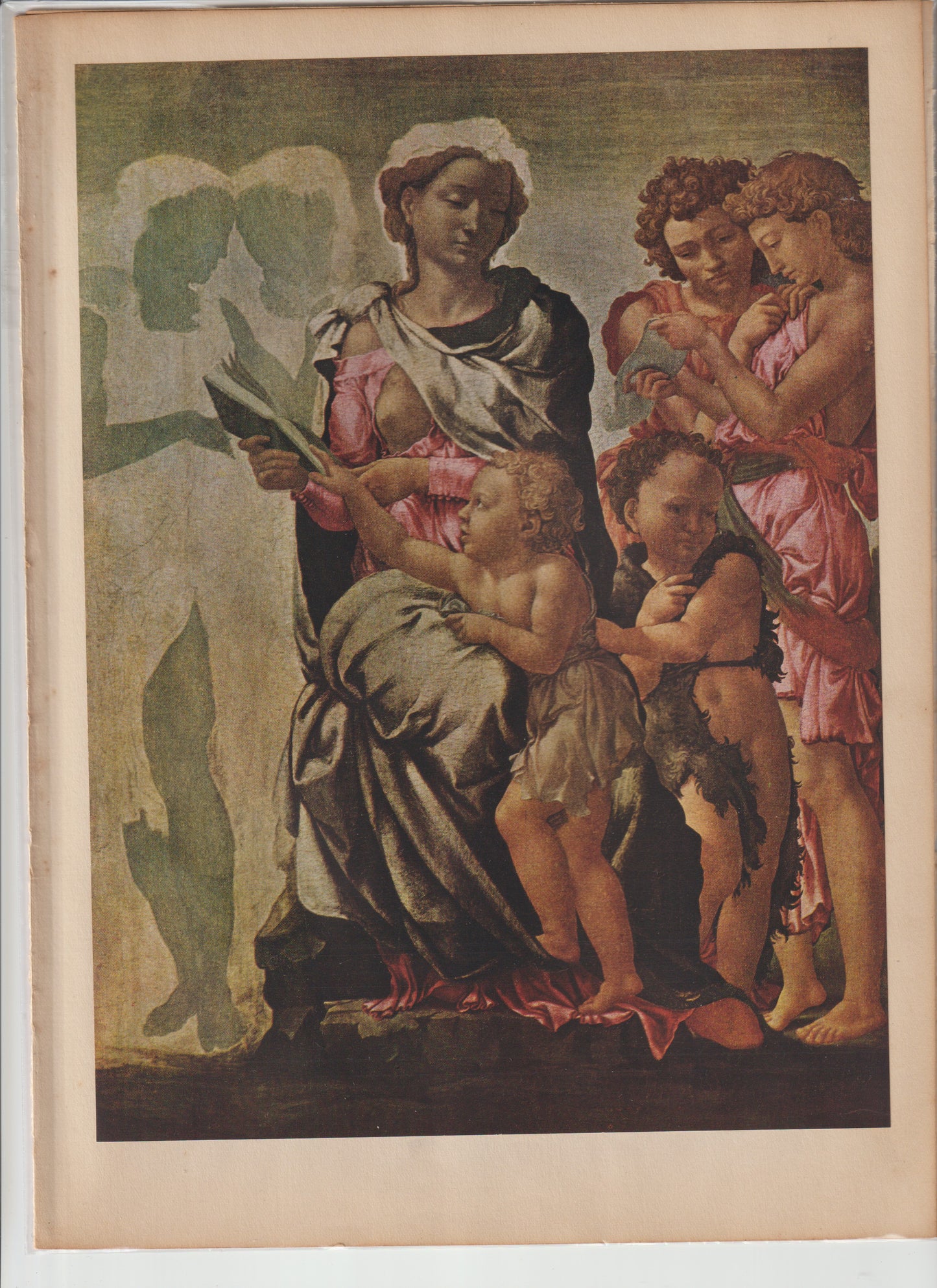 World Famous Painting Michelangelo Plate 6