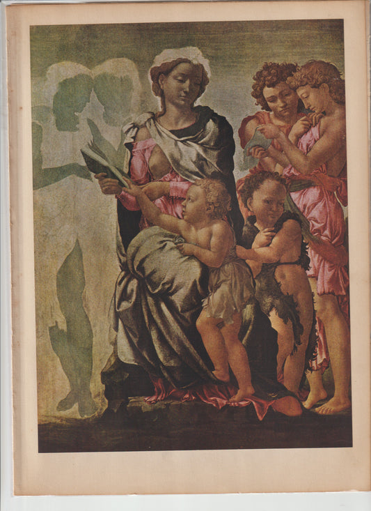 World Famous Painting Michelangelo Plate 6