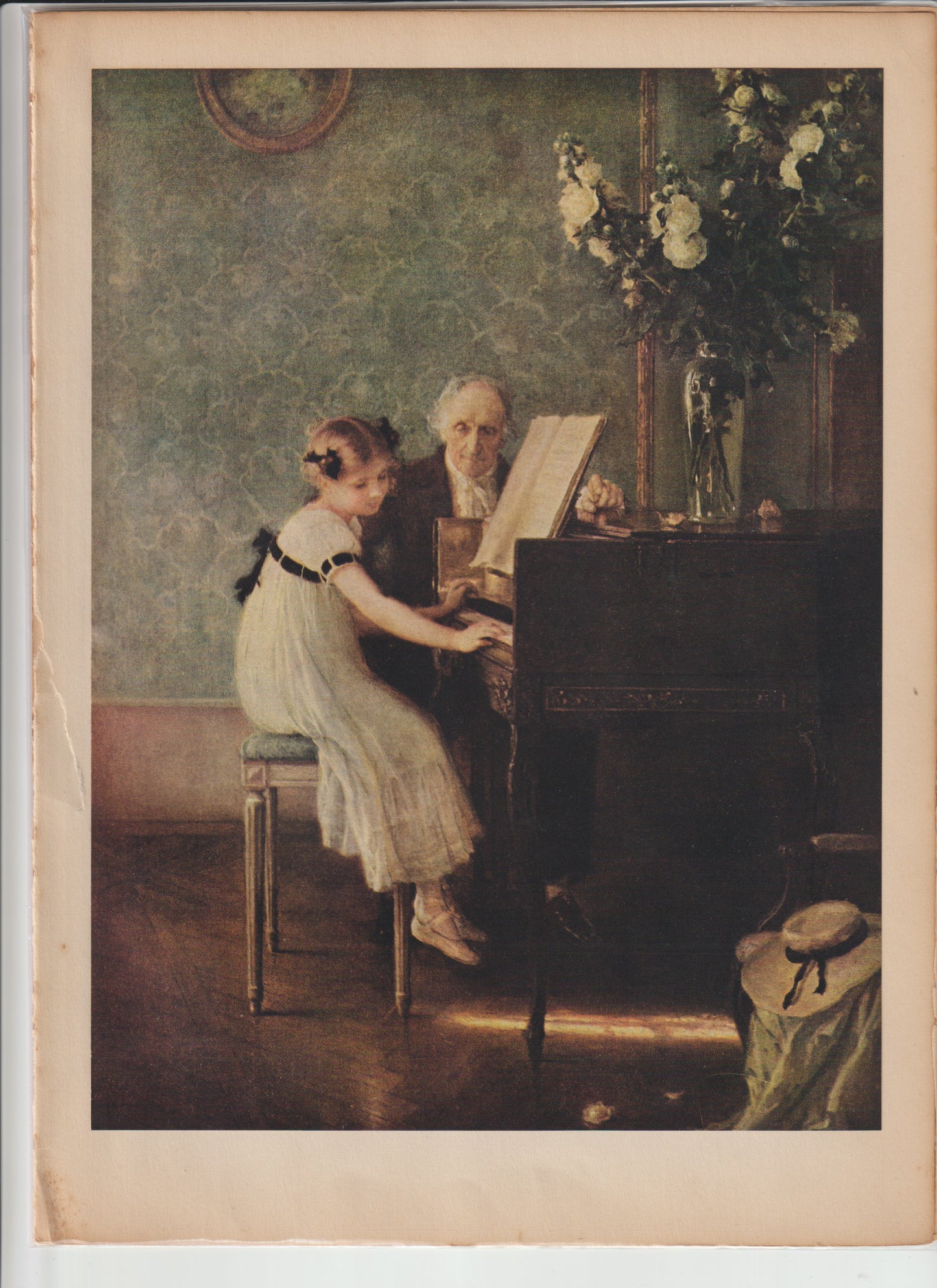 World Famous Painting Muenier Plate 50
