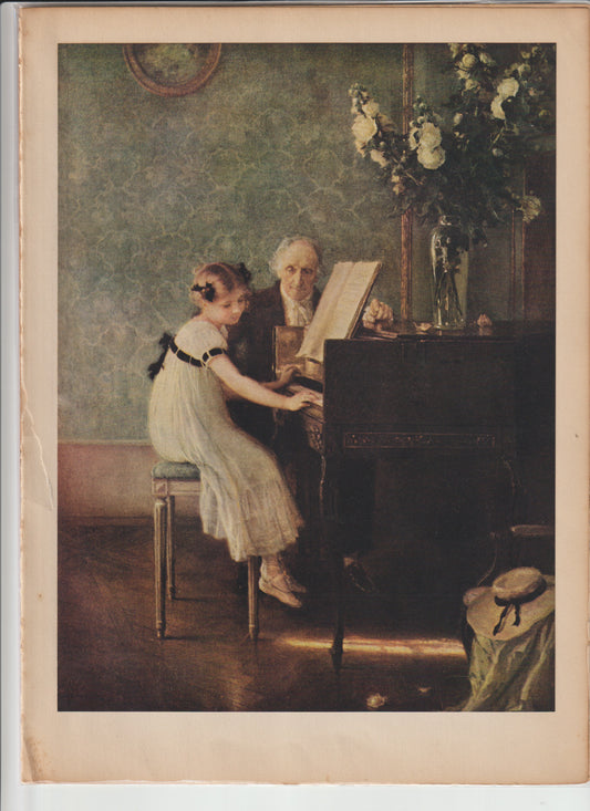 World Famous Painting Muenier Plate 50