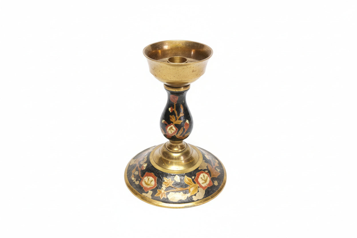 Hand Painted Candle Stick