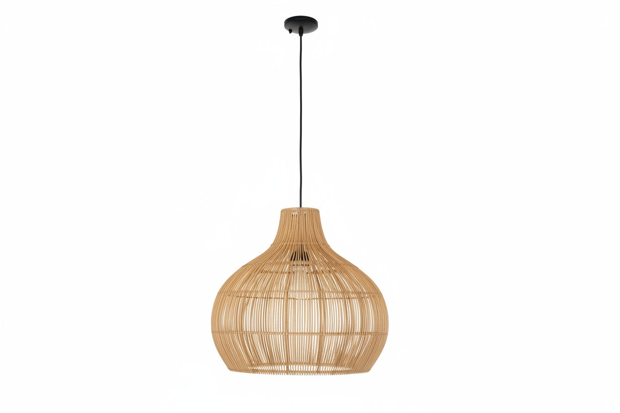 Woven Rattan Pendant Light