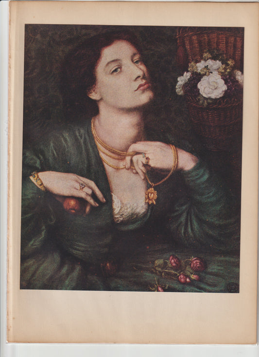 World Famous Painting Rossetti Plate 76